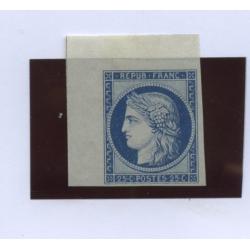 25 c Cérès  réimpression GRANET