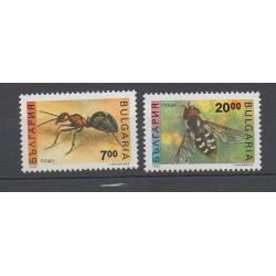 Bulgarie insectes 3461/2 paire neuve ** superbe