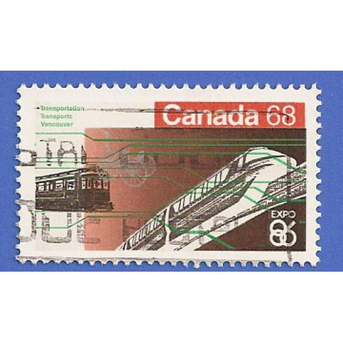 CANADA 953 OBLITÉRÉ TRANSPORT