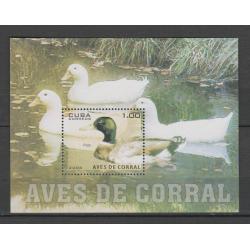 Feuillet neuf de CUBA N° Y. & T. BF211 (MI BL212)