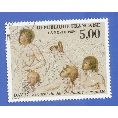 FRANCE 2591 OBLITÉRÉ J.L. DAVID