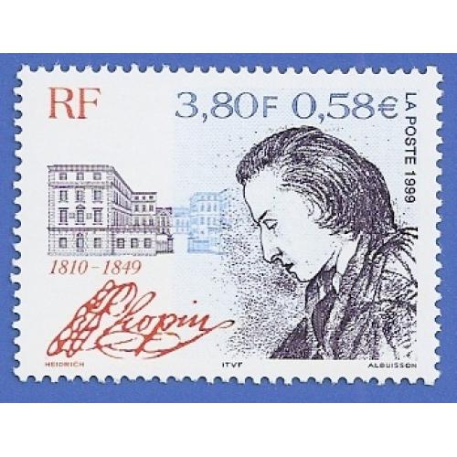 FRANCE 3287 NEUF ** FREDERIC CHOPIN