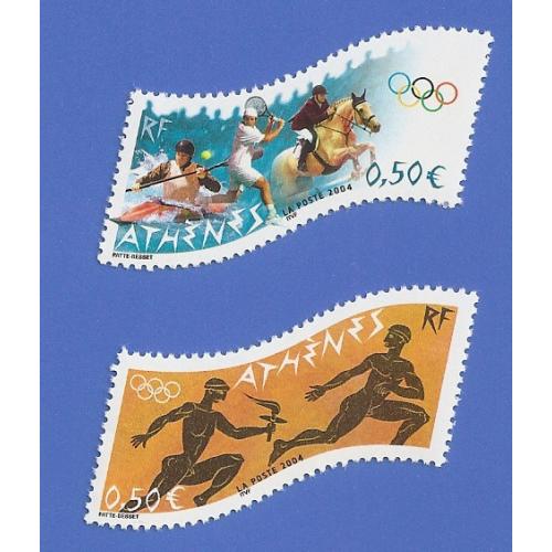 FRANCE 3686 + 3687 NEUFS ** JEUX OLYMPIQUES D'ATHENES