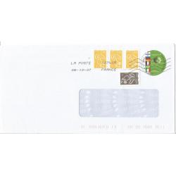 Prêt à Poster PAP  Repiquage Timbre Rond Champions du Monde de Football  Oblitéré 2003 (Env. à Fenêtre)