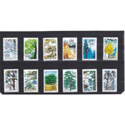 FRANCE ANNEE 2018 AUTOADHESIF  OBLI SERIE COMPLETE