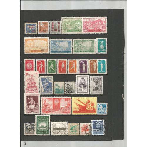 LOT DE TIMBRES DE CHINE