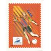 Carte Postale Entier Postal  Coupe du Monde de Football FRANCE 98 - LENS  Surchargée SPECIMEN