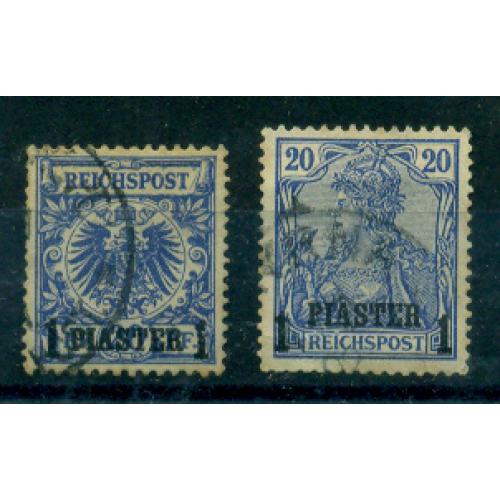 Timbres du LEVANT (Russe-Allemand-Anglais-Italien)