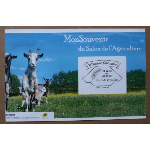 SA15-01 : Salon de l'Agriculture 2015 / Le timbre fait salon . Autoadhésifs