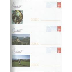 Lot de 5 Prêt à Poster - PAP  LOURDES - La Ville Fraternelle - Jubilé 2000  Neufs (Luquet)