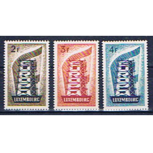 Luxembourg Europa CEPT 1956 neufs** luxe MNH