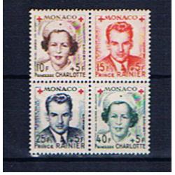 Monaco Croix rouge 1949 dentelé neuf**