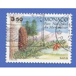 MONACO 1800 OBLITÉRÉ SAPIN