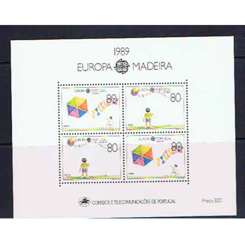 Madère Bloc Europa CEPT 1989 neuf** MNH