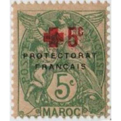 Maroc (Protect. fr.) - Croix-rouge - n° YT 59 neuf **