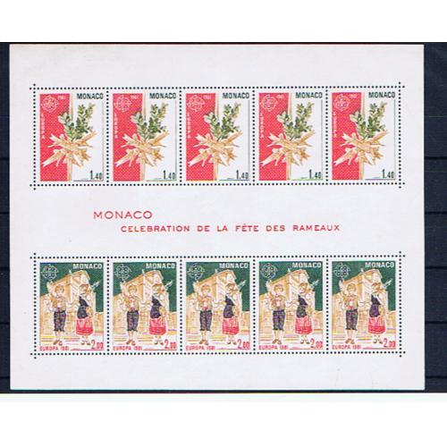 Monaco Bloc Europa CEPT 1981 neuf** MNH