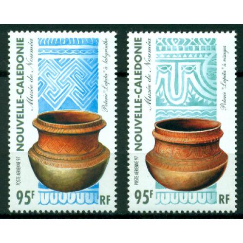 Timbres neufs** de Nouvelle-Calédonie A343-344