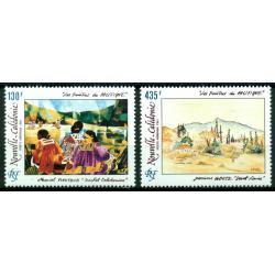 Timbres neufs** de Nouvelle-Calédonie A728-729