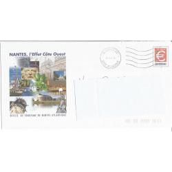 Lot de 2 Prêt à Poster PAP  NANTES - Chateau des Ducs de Bretagne - Cote Ouest  Oblitérés (Rep. Euro et Logo Bleu)