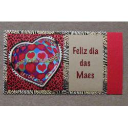 P1-L12 : Saint Valentin Coeurs 2006 du couturier Stéphane Rolland (Maison Jean-Louis Scherrer) avec vignette Bonne fête maman