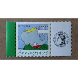 P1-M2 : Timbre pour Anniversaires - 75 ans de l'éléphant Babar