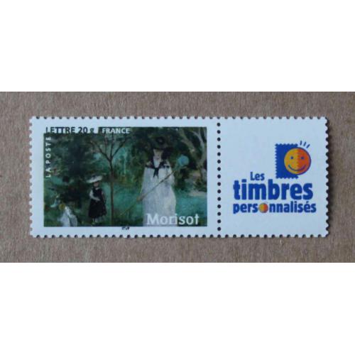 P1-M2 : Peinture - Les Impressionnistes avec vignette Les timbres personnalisés / Morisot