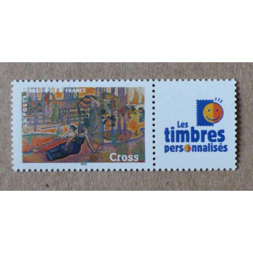P1-M2 : Peinture - Les Impressionnistes avec vignette Les timbres personnalisés / Cross