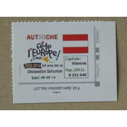 P2-S1 : L'Autriche fête l'Europe / drapeau autrichien