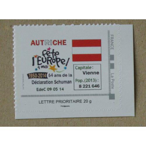P2-S1 : L'Autriche fête l'Europe / drapeau autrichien
