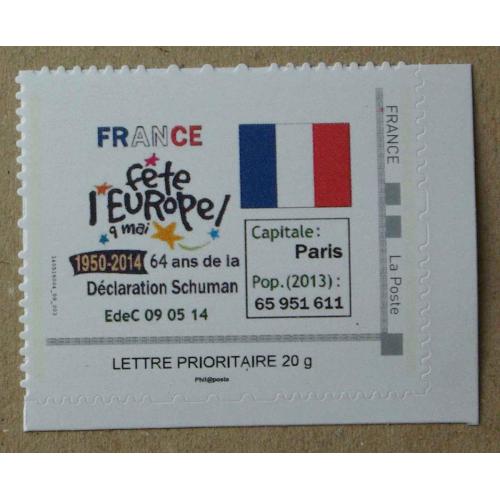 P2-S1 : La France fête l'Europe / drapeau français