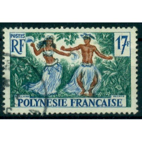 Timbre oblitéré de Polynésie Française n° 10