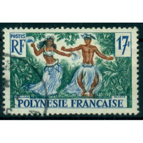 Timbre oblitéré de Polynésie Française n° 10
