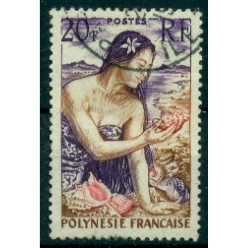 Timbre oblitéré de Polynésie Française n° 11