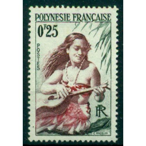 Timbre neuf** de Polynésie Française n° 2