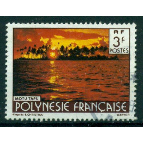 Timbre oblitéré de Polynésie Française n° 253