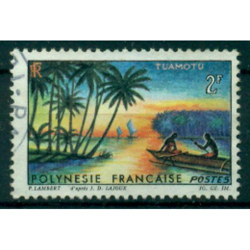 Timbre oblitéré de Polynésie Française n° 30