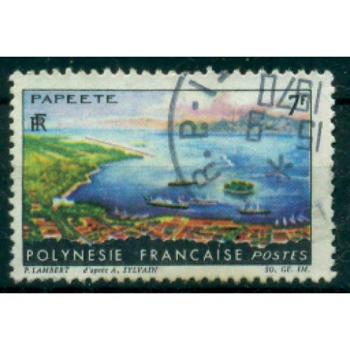 Timbre oblitéré de Polynésie Française n° 32