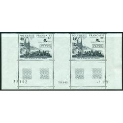 Bande 2 Timbres neufs** de Polynésie Française n° 380
