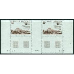 Bande 2 Timbres neufs** de Polynésie Française n° 381