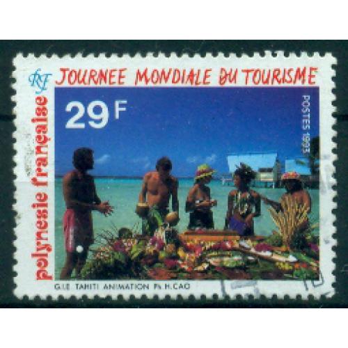 Timbre oblitéré de Polynésie Française 442
