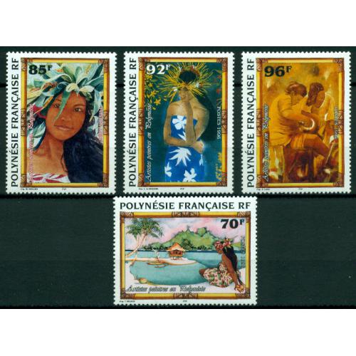 Timbres neufs** de Polynésie Française 520 à 523