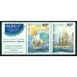 Timbres neufs** de Polynésie Française 531-532