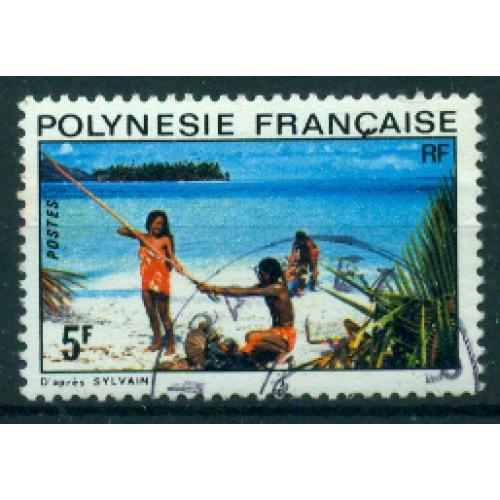 Timbre oblitéré de Polynésie Française n° 98