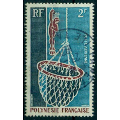 Timbre oblitéré de Polynésie Française n° A34