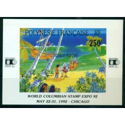 Bloc BF20.  Timbres neufs** de Polynésie Française