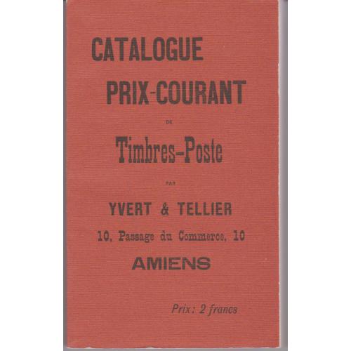 Catalogue de timbres Yvert et Tellier de 1897.