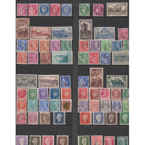 Lot n° 084. Collection 396 timbres différents de France