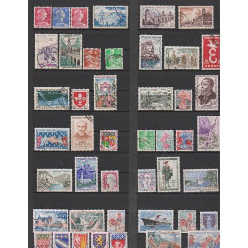 Lot n° 084. Collection 396 timbres différents de France