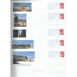Lot de 5 Prêt à Poster PAP  PARIS 8ème LE PALAIS DE L'ELYSEE  Neufs (Rep. Luquet)