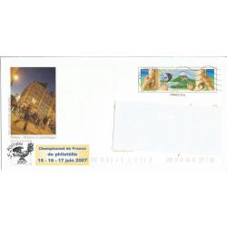 Prêt à Poster PAP  POITIERS - Maisons à Colombages et Champ. de Philatélie  Oblitéré 2007 (Rep. TP Environnement)